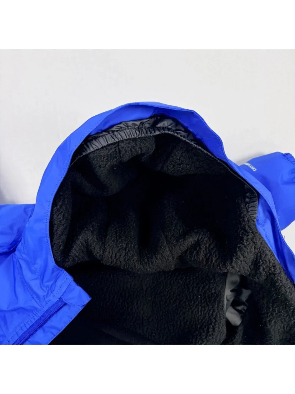 North Face Kids Royal Blue Warm Storm Fleece Lined Rain Jacket 4T / 4